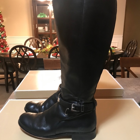 Michael by Michael Kors tall Black Leather boots - Picture 2 of 10